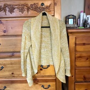 Yellow Open Cardigan Urban Outfitters BDG Size M